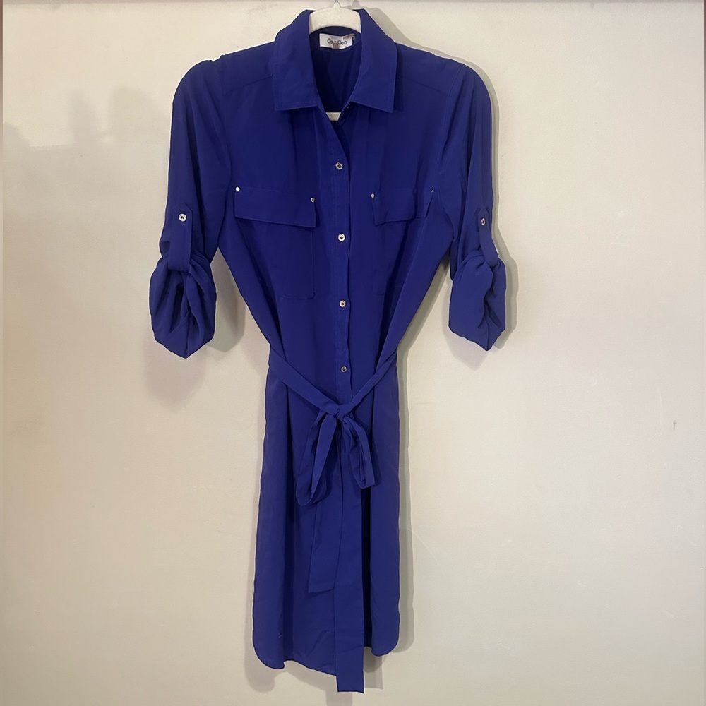 Cobalt Calvin Klein Dress